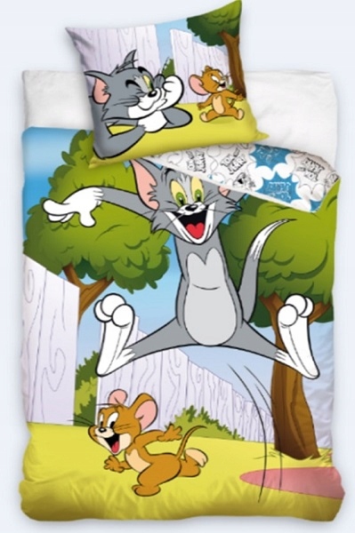 

Pościel 100% Bawełna 160x200 100% Tom & Jerry