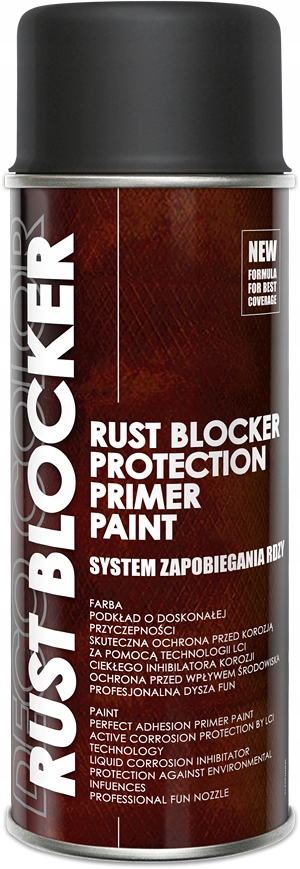 Deco Color Rust Blocker lakier ochronny na rdzę 9005 Czarny 400ml