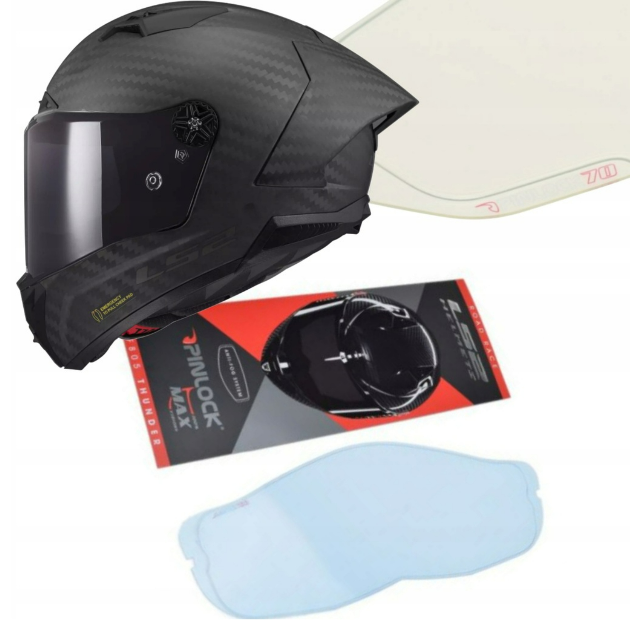 Pinlock 70 Max Vision Kask LS2 FF805 Thunder/C DKS408 Wkładka Antyparująca