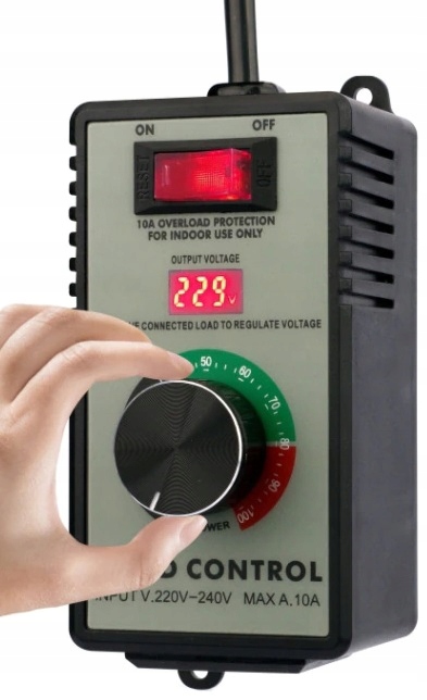 Regulator obrotów silnika mocy napięcia 2000W 230V Model RO200WG