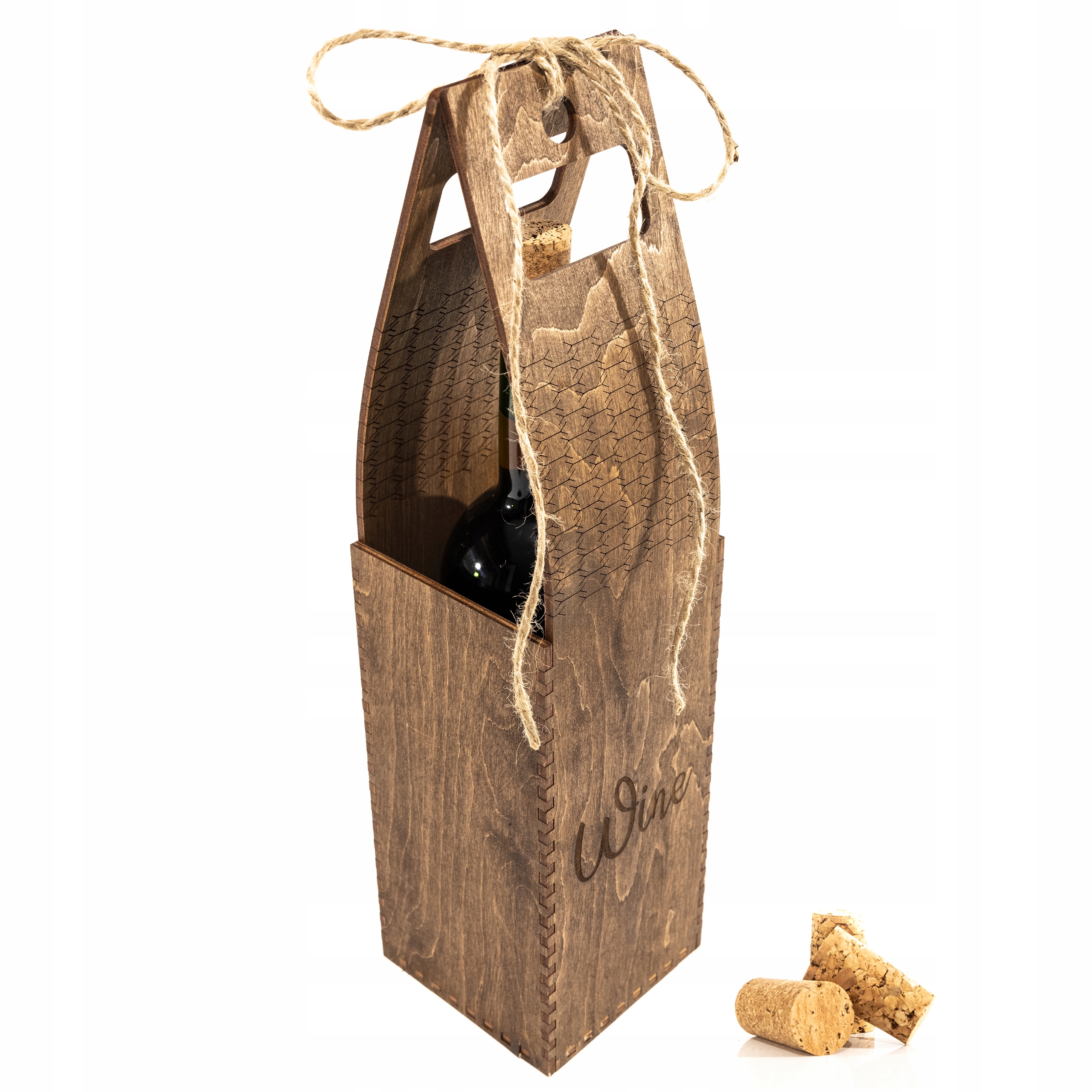 

Nosidło na wino personalizowane z podziękowaniami