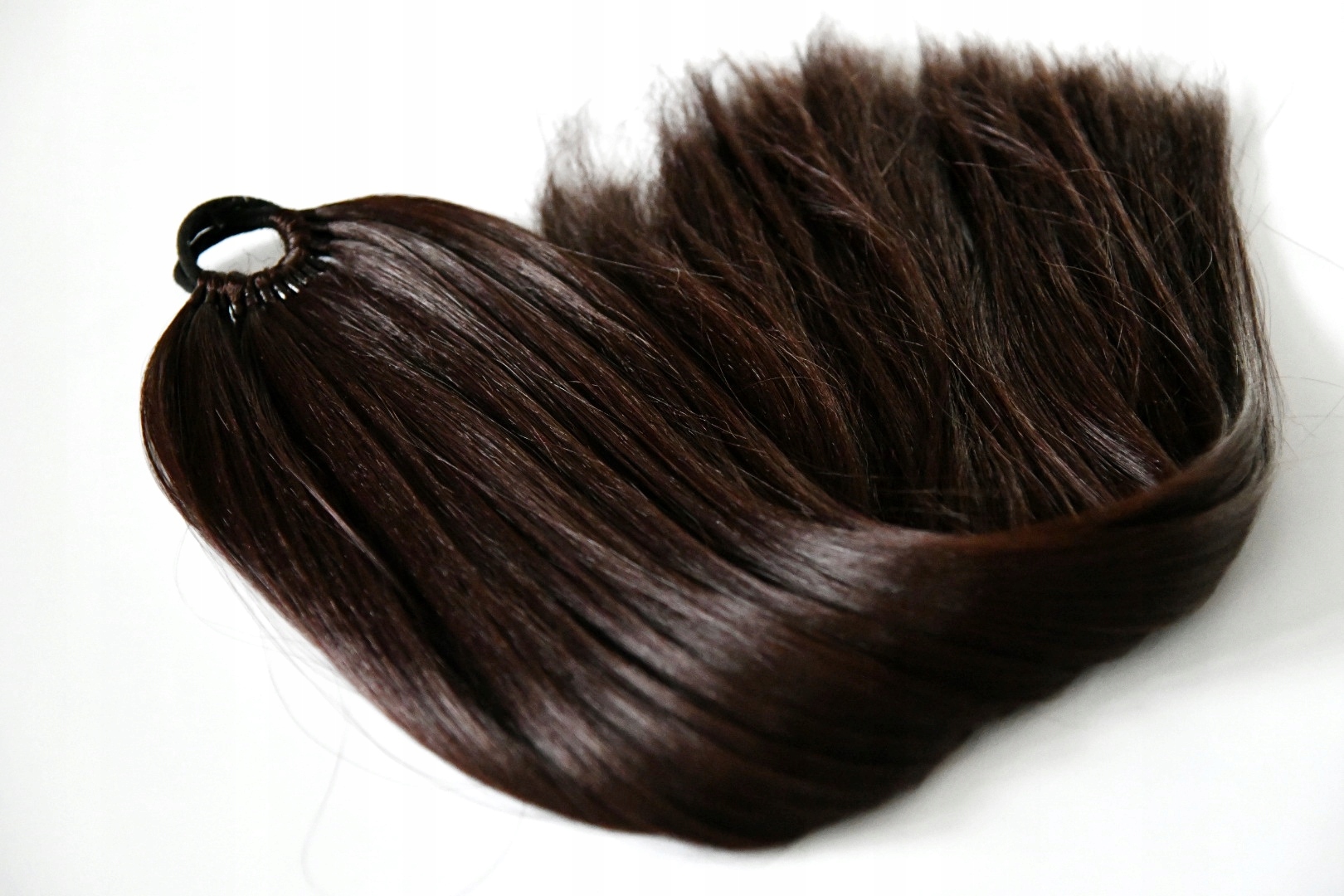 Culík na gumičce, prodloužení culíku Čokoládově hnědá M 80g