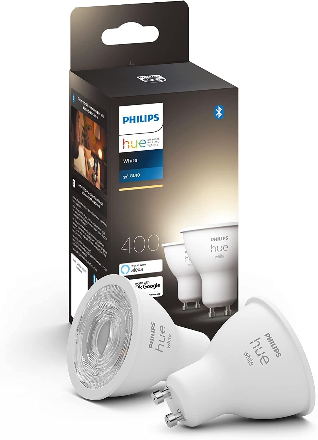 Żarówki inteligentne Smart LED Philips Hue White GU10 Bluetooth 2 szt