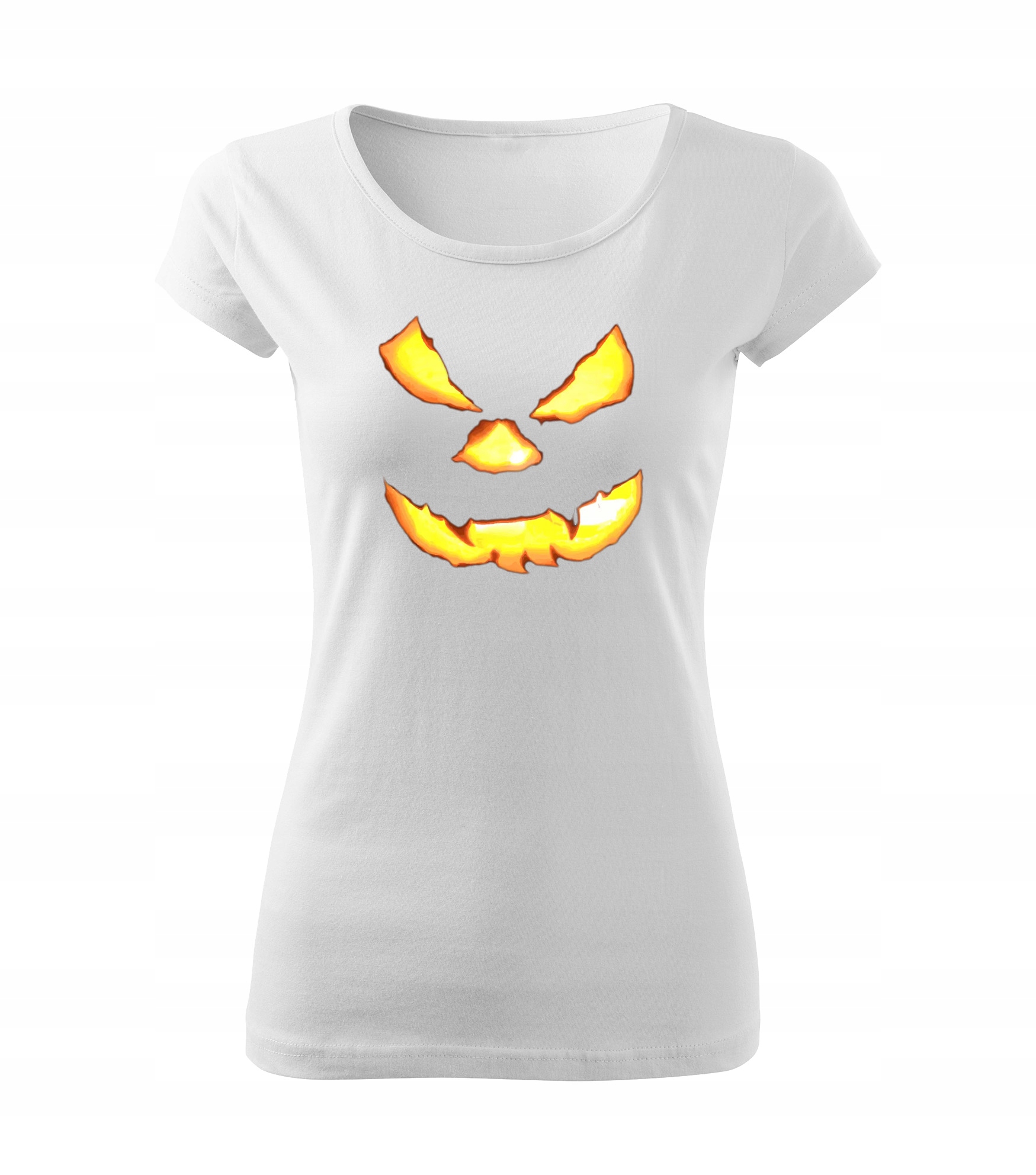 

Koszulka damska na Halloween dynia v12 r. L