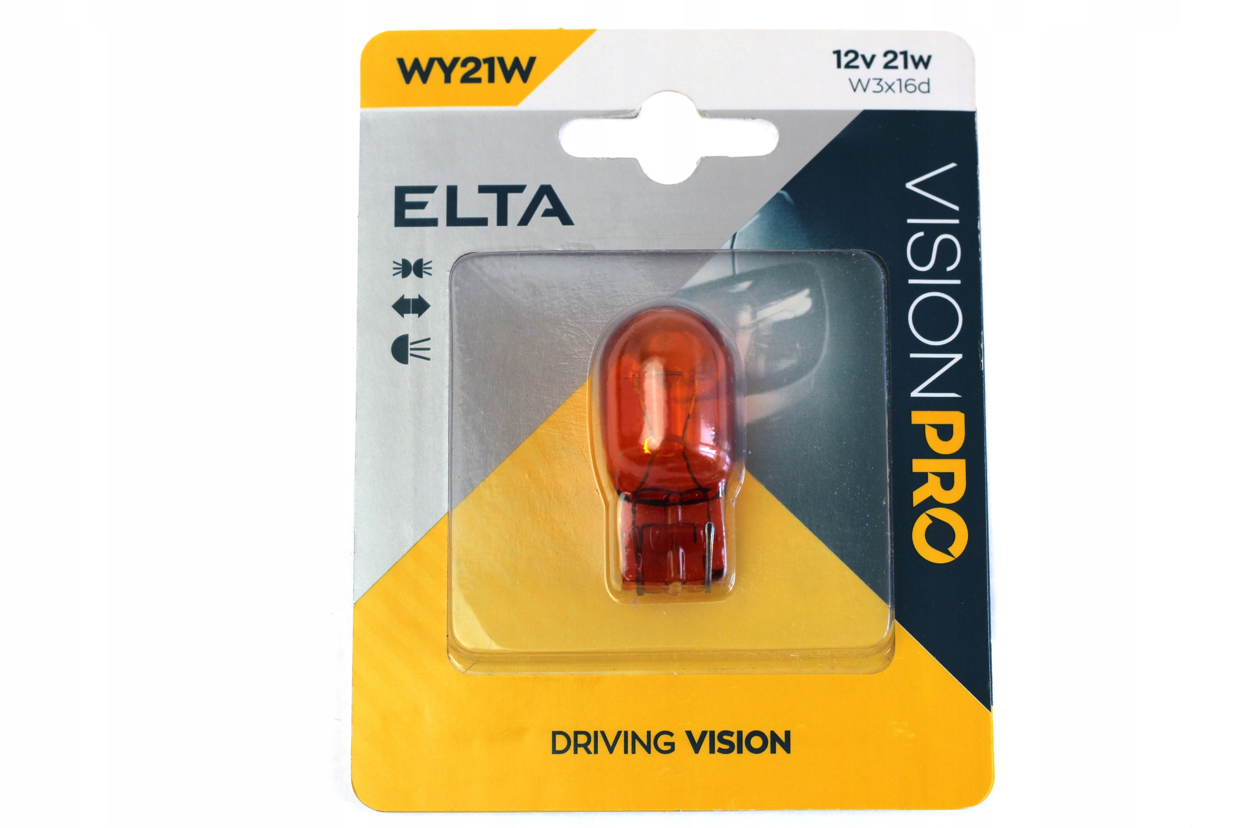 

Żarówka Elta Vision Pro WY21W W3x16d Pomaranczowa