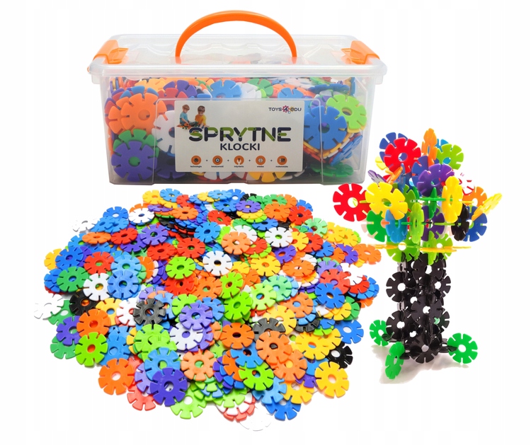 

Sprytne Klocki Konstrukcyjne Płatki Śniegu 450 El.