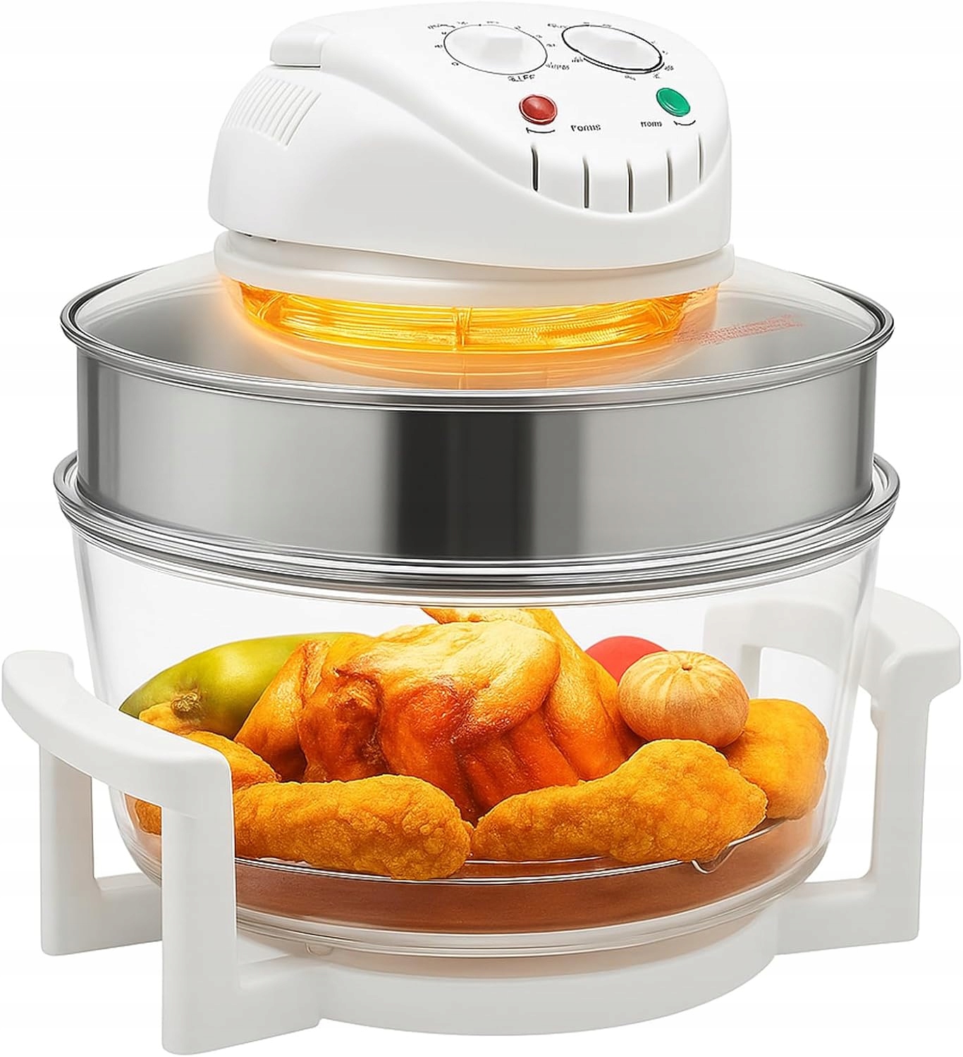 Kombiwar Halogenowy Piekarnik Multicooker Duży 18l 1500W Akcesoria