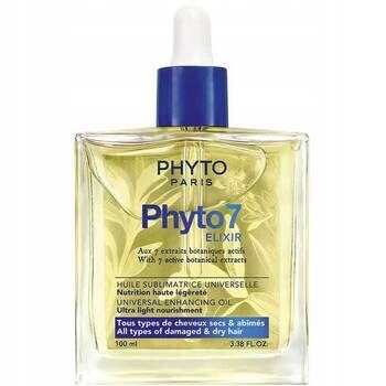 Phyto Professional 7 Elixir Univerzální posilující olej Olej pro suché a poškozené vlasy