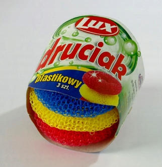 Druciak plastikowy Lux 3 szt. Liczba sztuk w opakowaniu 3 szt.