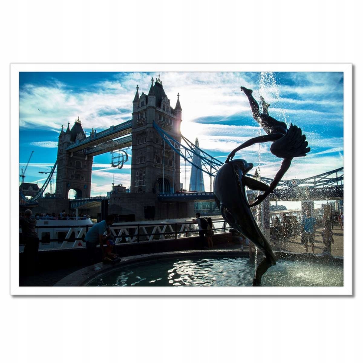 Plakáty v rámu 60x40 Západ Uk Gb Tower Bridge