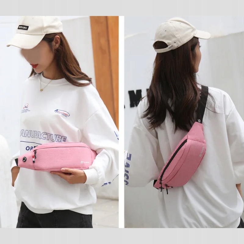 SASZETKA NERKA PAS BIODROWY SPORTOWA TURYSTYCZNA Szary Kolor dominujący szary