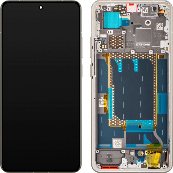 Org Wyświetlacz LCD z ramką ekran do Realme Gt 7 Pro (szary)