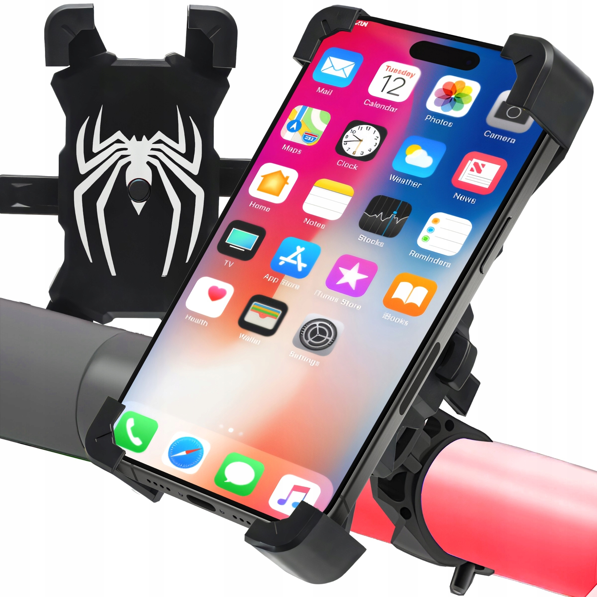 Uchwyt Rowerowy Na Telefon Na Rower Motor Motocykl Hulajnogę Obrotowy Mocny
