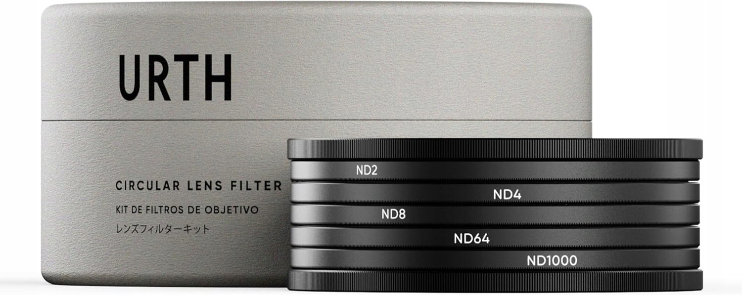 Sada Filtrů Pro Objektiv Urth 82 MM ND2+ND4+ND8+ND64+ND1000 (plus+))