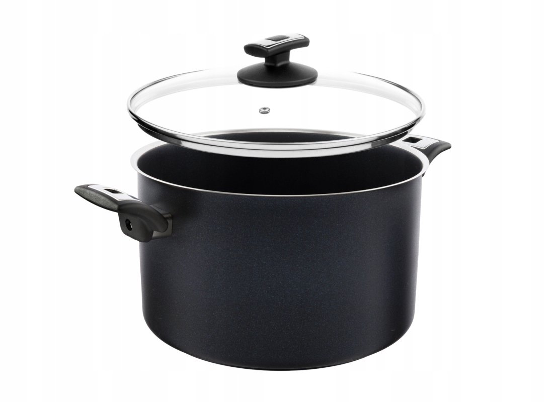 Kolimax Black Granitec Hrniec s pokrievkou 26 cm 8,0 l