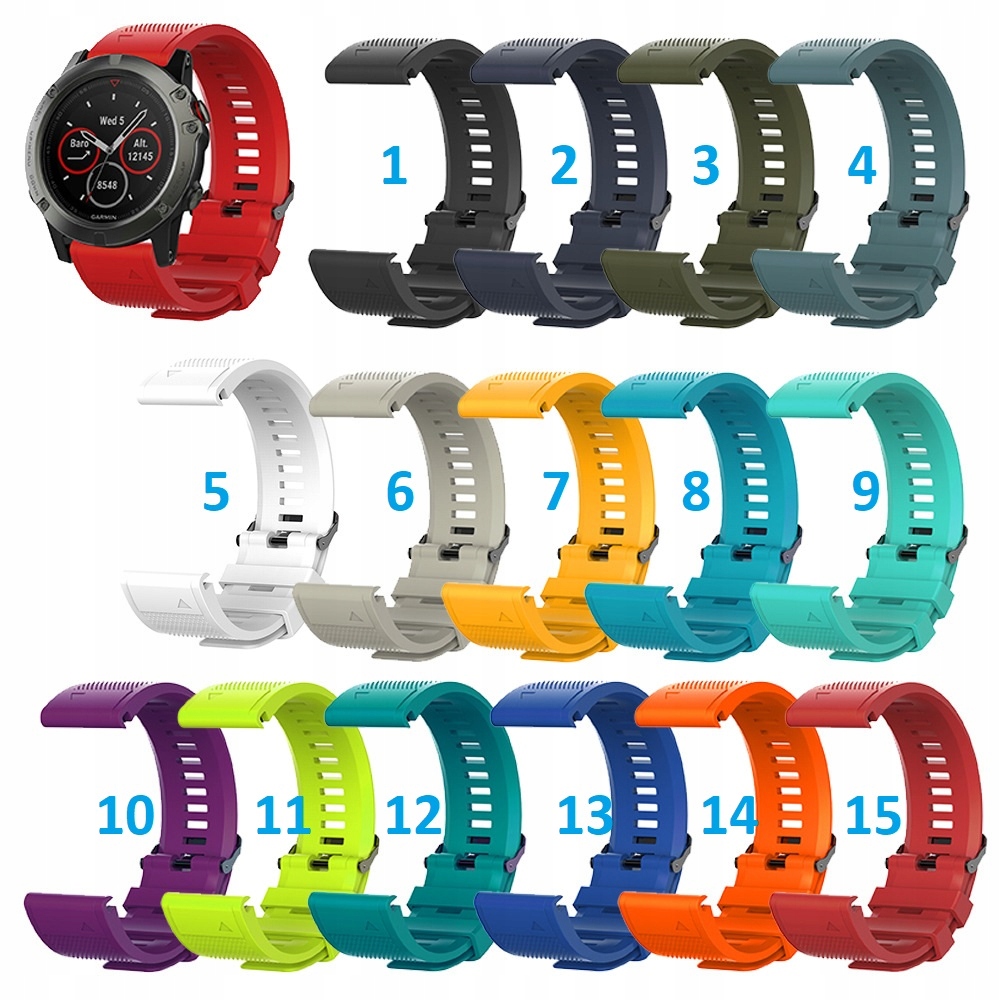 PASEK DO GARMIN FENIX 5 PLUS 6 7 EPIX MARQ QUATIX 935 945 QUICKFIT 22mm Producent Inna