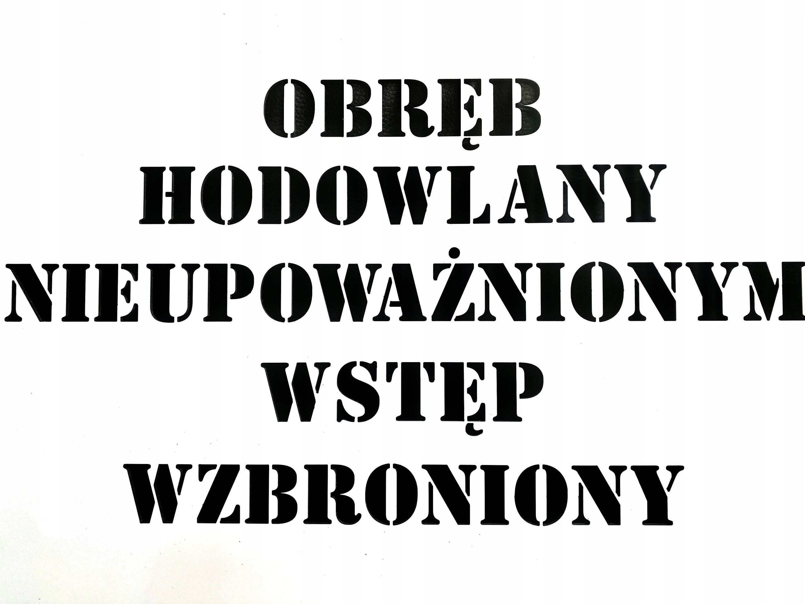 SZABLON Malarski OBRĘB HODOWLANY 30x40cm