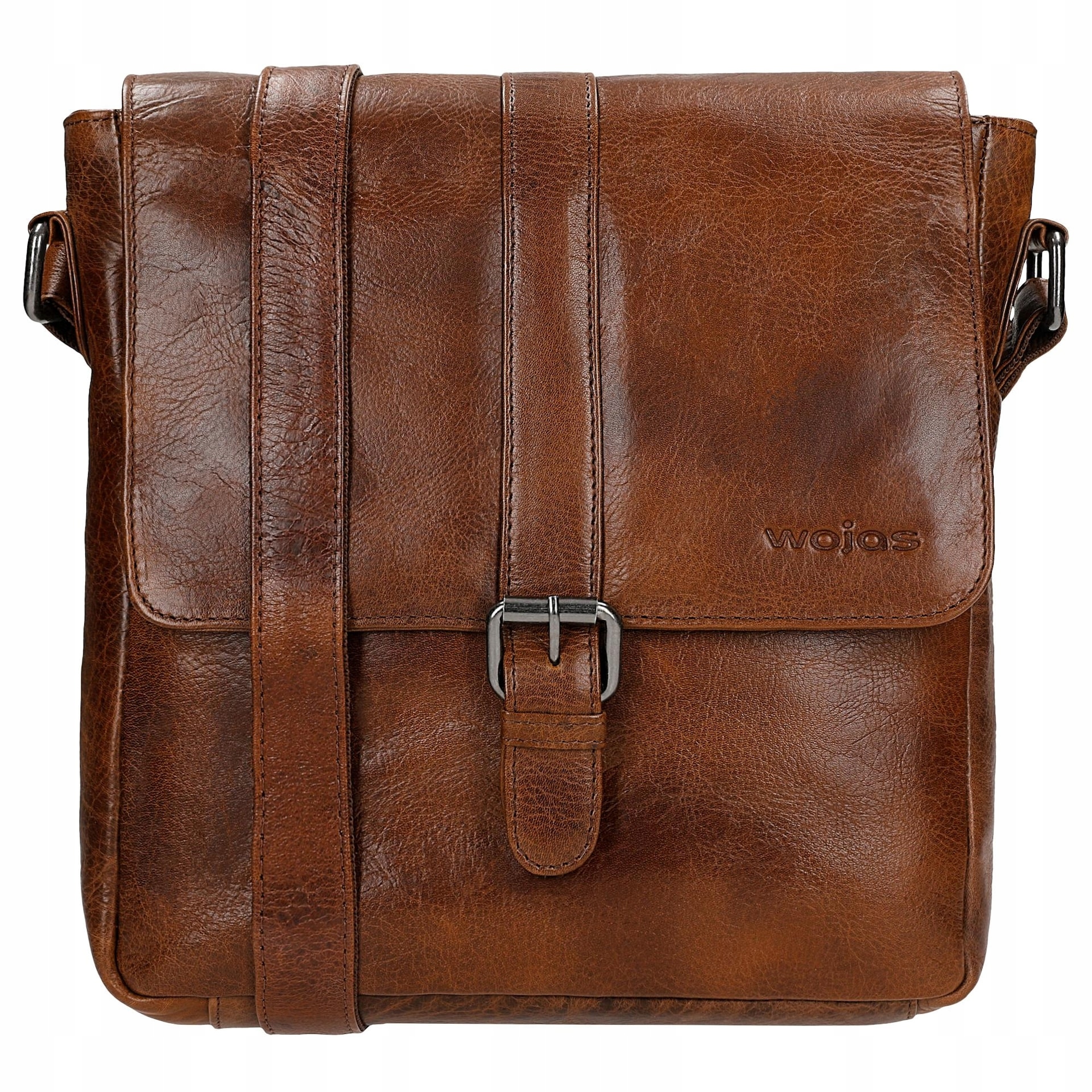 Světle hnědá kožená pánská taška – kabelka přes rameno