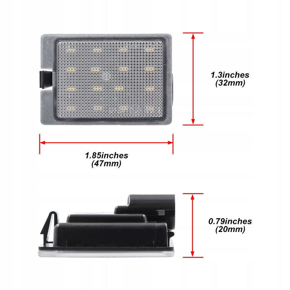 Oświetlenie LED Tablicy DODGE DURANGO Liczba sztuk 2 szt.