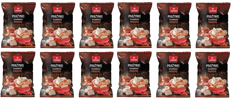 12x 100g Vifon Prażynki krewetkowe pikantne Karton
