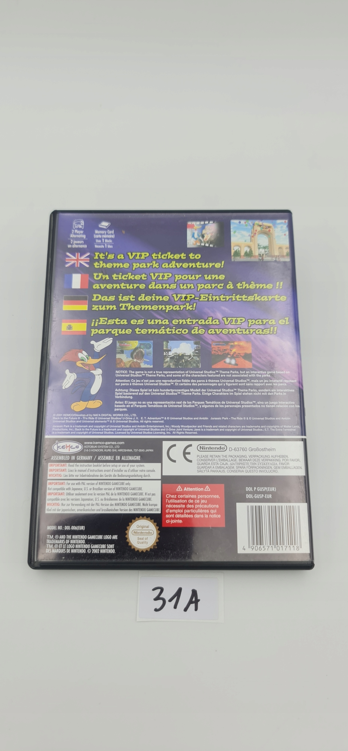 UNIVERSAL STUDIOS THEME PARK ADVENTURE Tematyka gry akcji