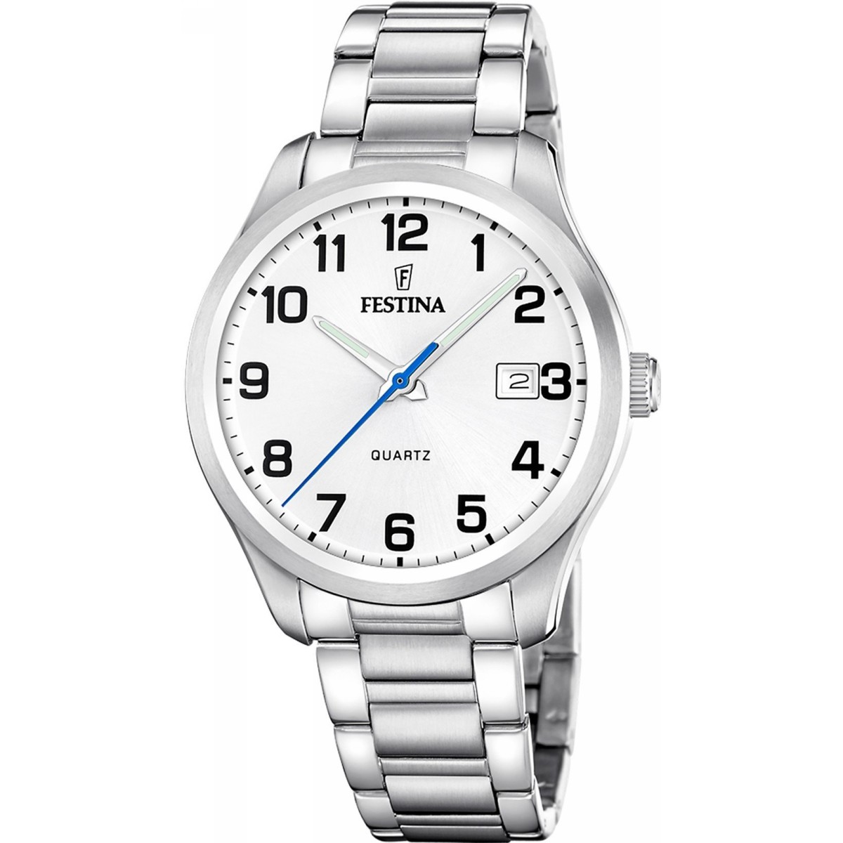 Festina Classic Pánské Hodinky na náramku se stříbrným ciferníkem 20736/1