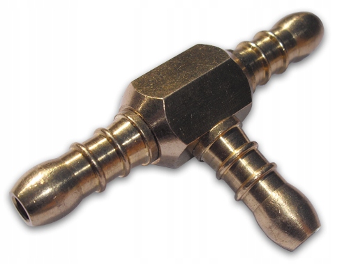 

Trójnik 3x nypel 9-10mm Mosiądz