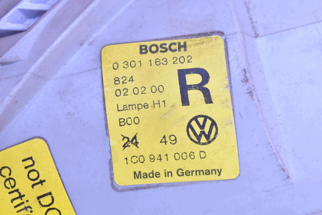REFLEKTOR right light front lens EU 1C0941006D VW NEW BEETLE 98-05