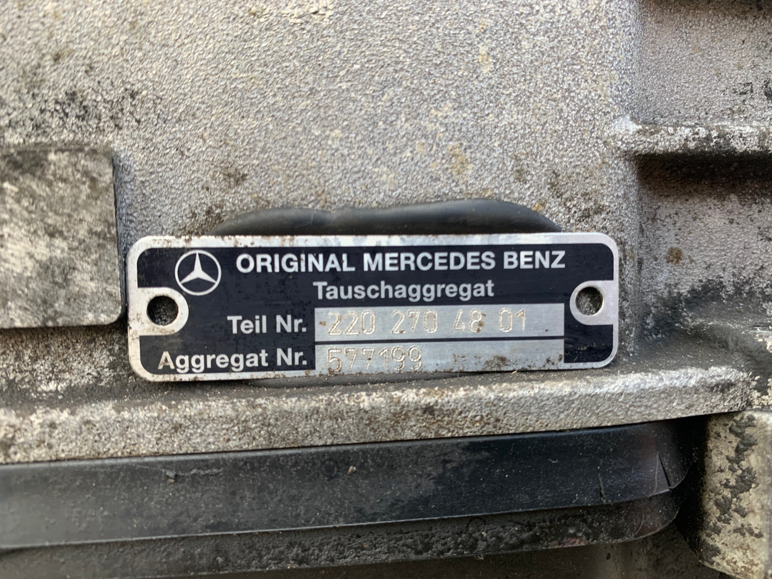 MERCEDES W220 3.2 CDI 204KM getriebe 2202704801
