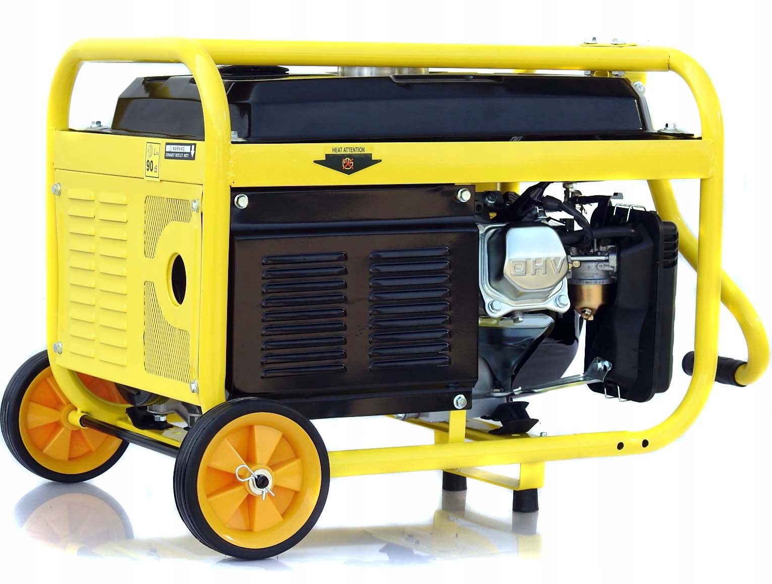 Agregat prądotwórczy 3800 W generator prądu 1 faza K&D PROFESIONAL Rodzaj przenośny