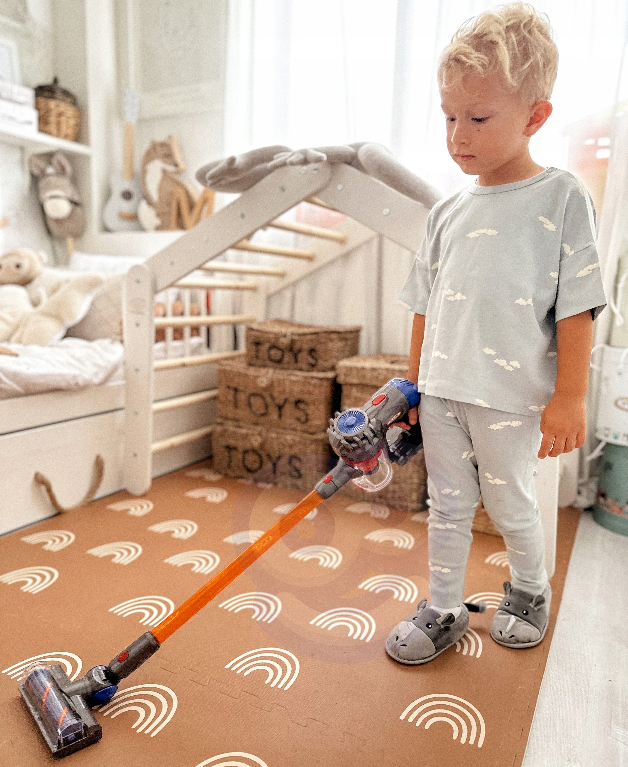 INTERAKTYWNY ODKURZACZ 3w1 FUNKCJA SSANIA ŚWIATŁO DŹWIĘK WOOPIE Marka Woopie