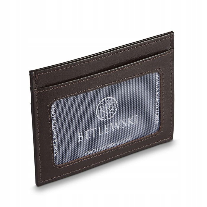 SKÓRZANE ETUI SKÓRA BETLEWSKI NA DOKUMENTY KARTY Typ etui