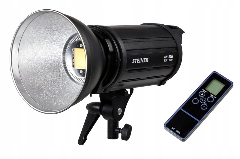 Led Studiová Lampa Stálého Světla 5500K AK150W 1500W Dálkové Ovládání Stínidlo Bowens
