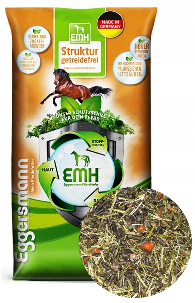 Pasza bezbożowa Eggersmann Struktur Getreidefrei
