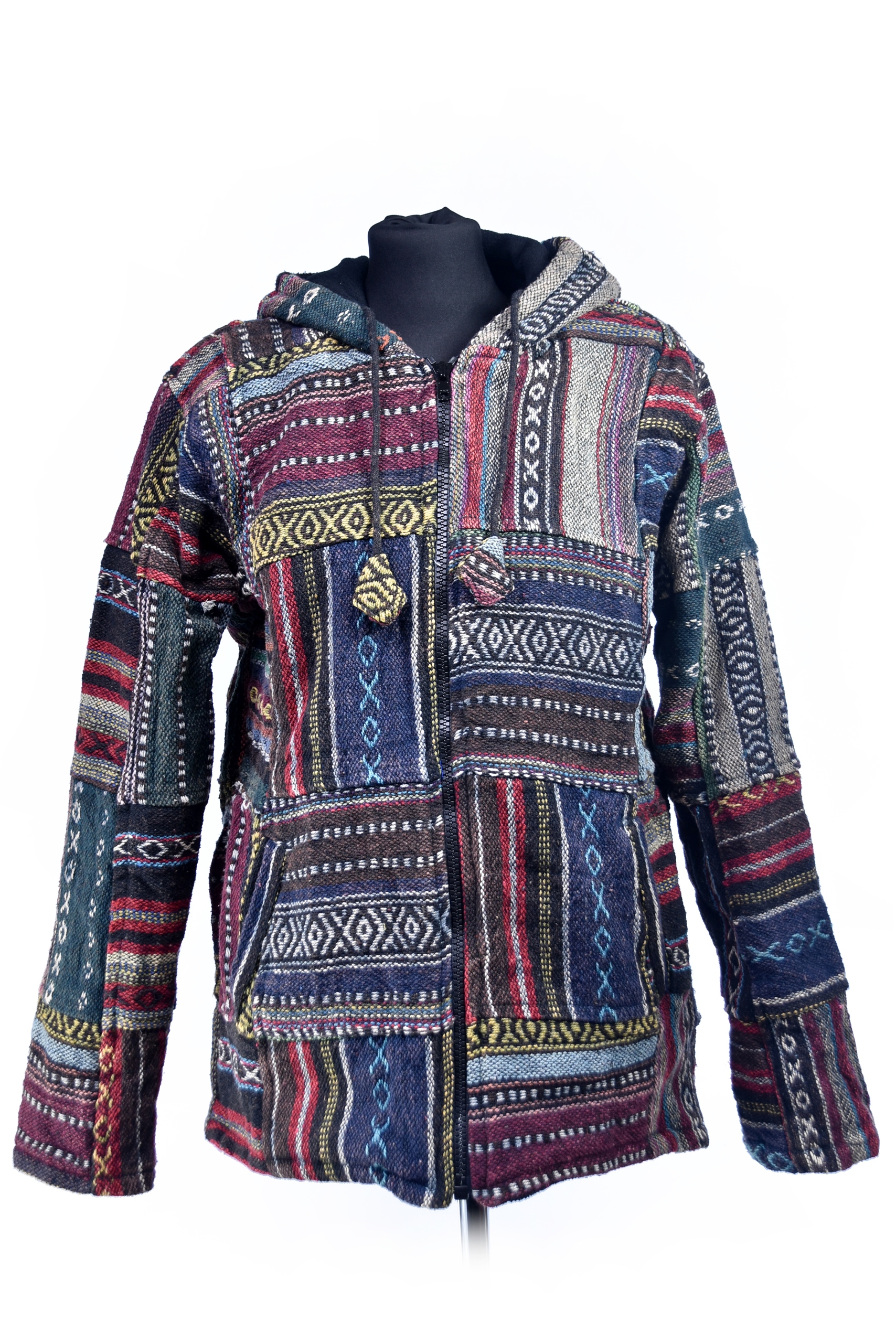 Mikina Gheri Etno patchwork Himalájská bavlna Polar