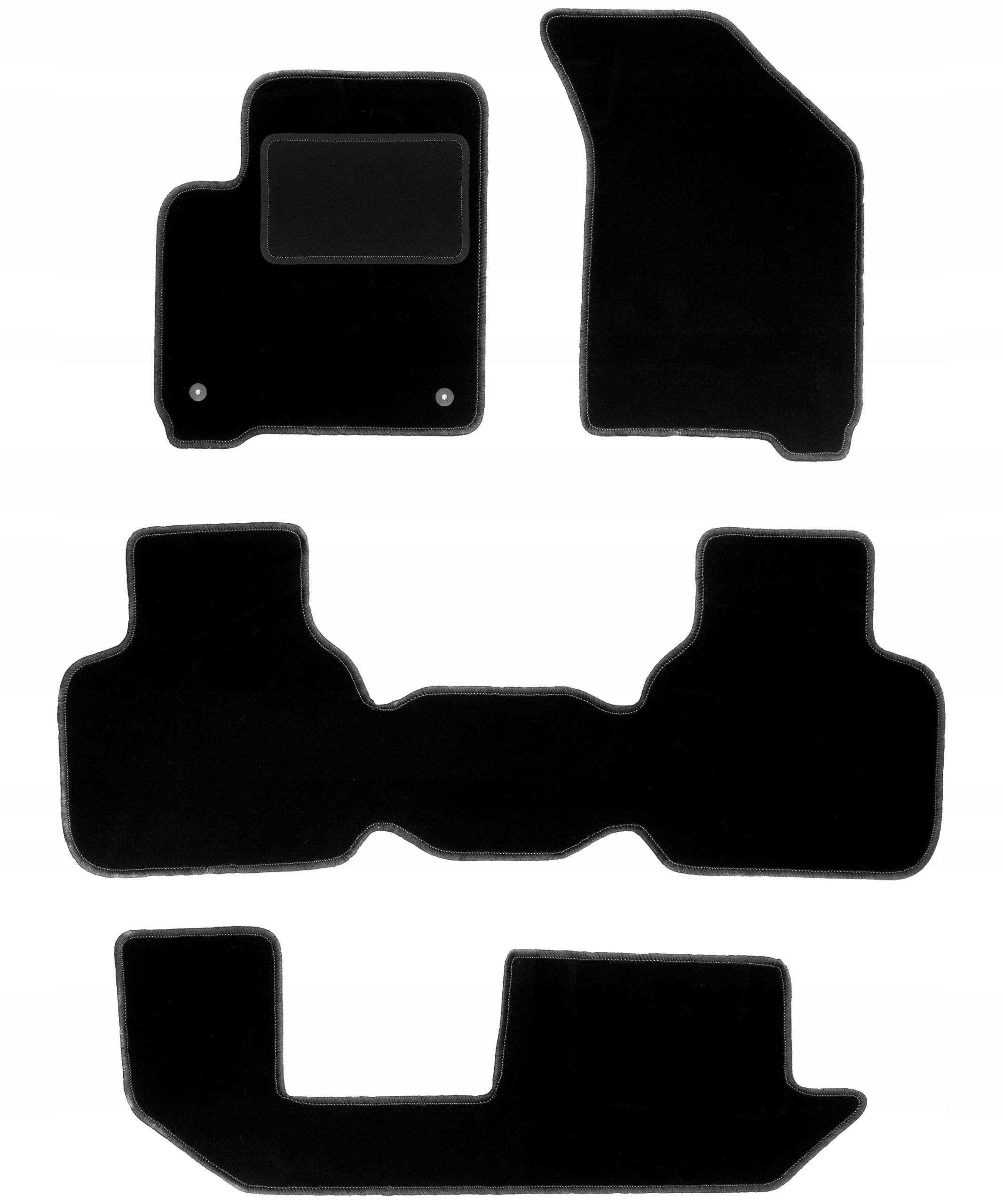 

Dywaniki welurowe Lux do Fiat Freemont 3 Rzędy 11-