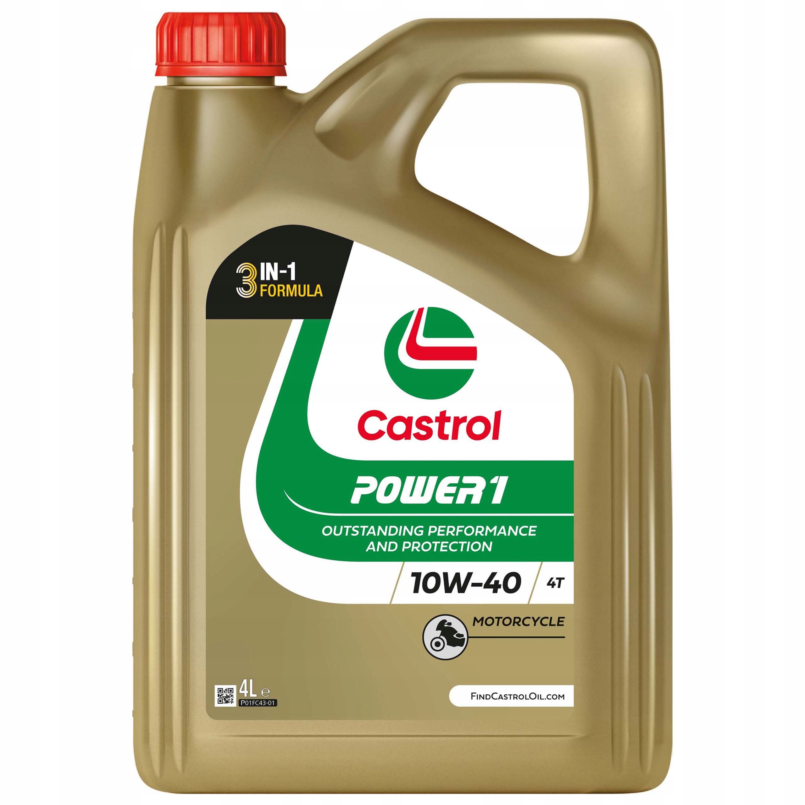 Olej silnikowy Castrol Power 1 10w40 4T 4L do motocykli 4-suw