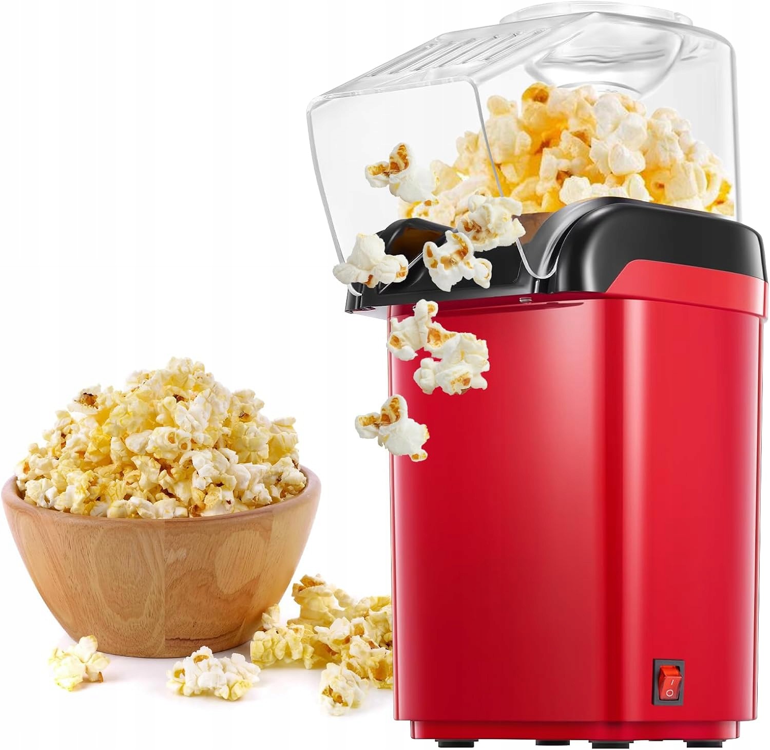 Stroj Na Popcorn 1200 W Pro Horký Vzduch Bez Oleje Je Připraven Za 3 Minuty