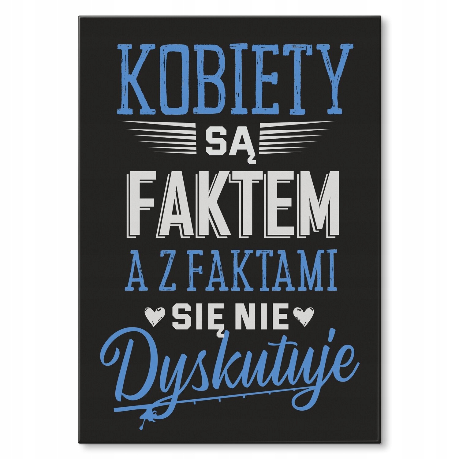 Kovový plakát Ženy jsou faktem Dárek 30 x 42 cm