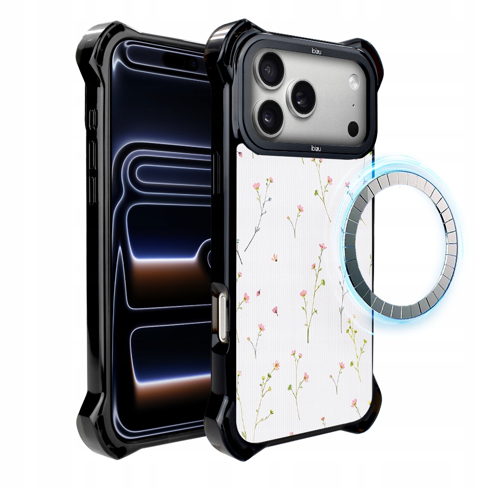 Pouzdro pro iPhone 17 Pro Ibizu DropGuard Ultra s MagSafe, polní fantazie