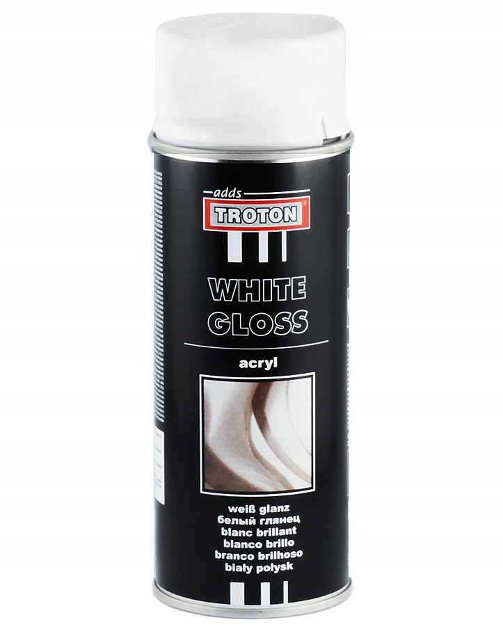 

Troton spray akryl lakier Biały Połysk 400 ml