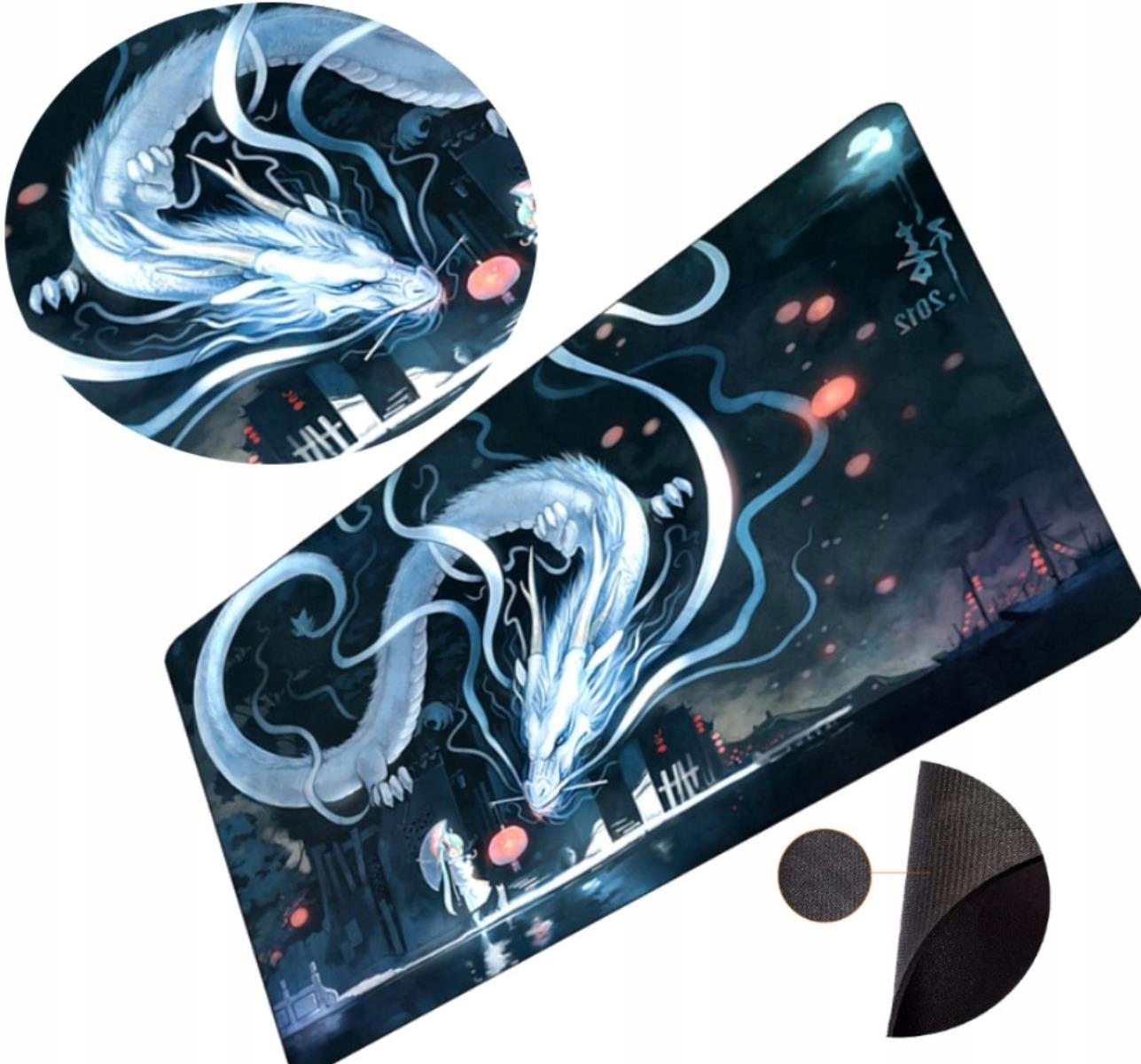 

Podkładka Duża pod mysz Smok XXL mata gamingowa