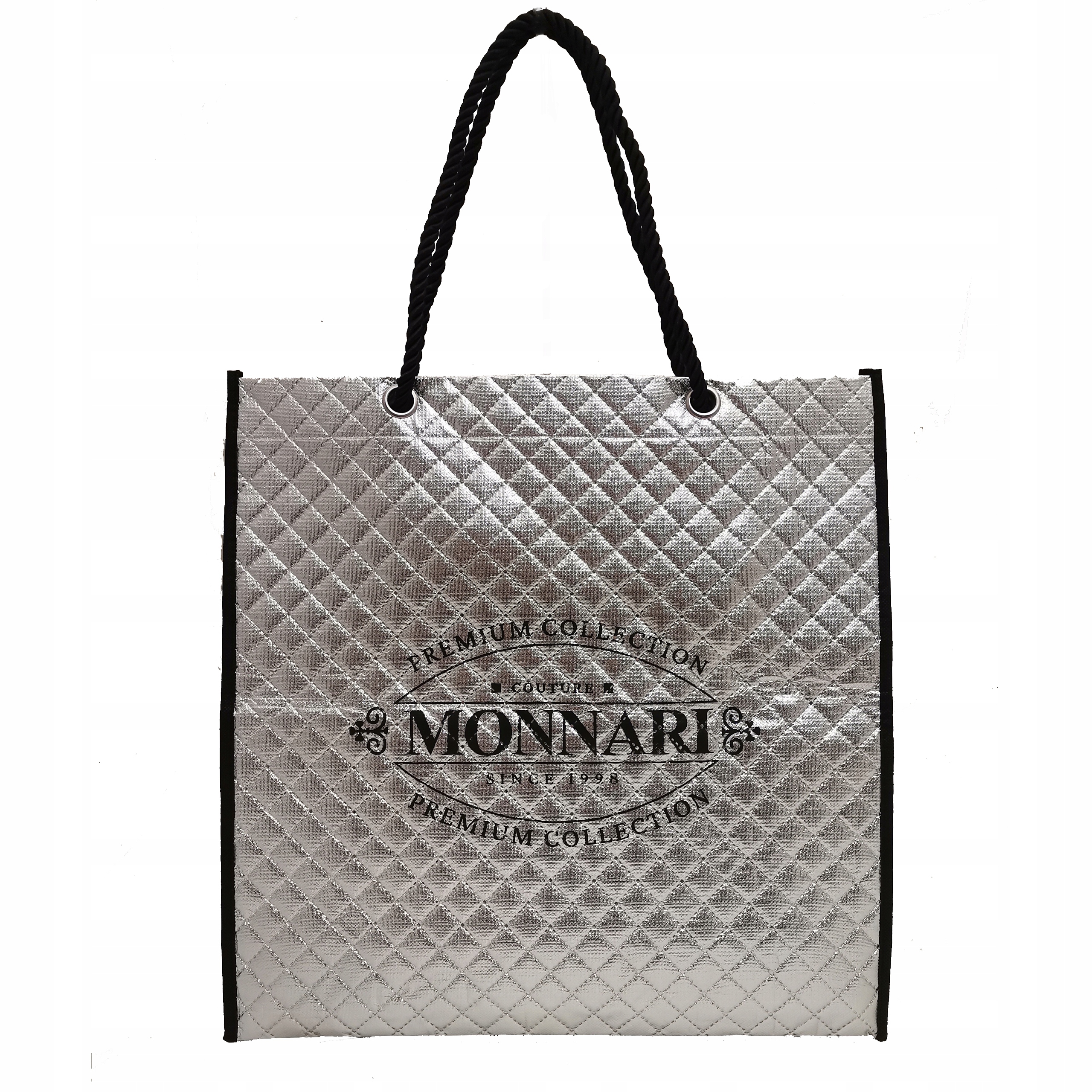 

Torba Monnari Shopper 0030-022 srebrny na zakupy