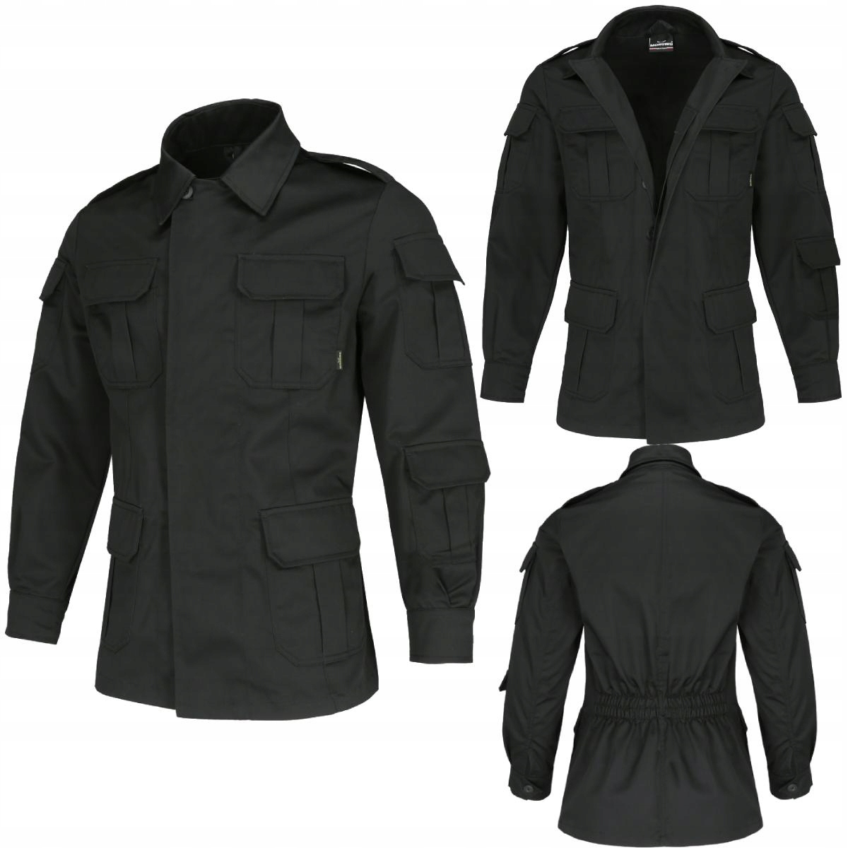 Bluza Polowa Mundurowa Wojskowa Morowo Taktyczna Czarna Combat Xs 152/80
