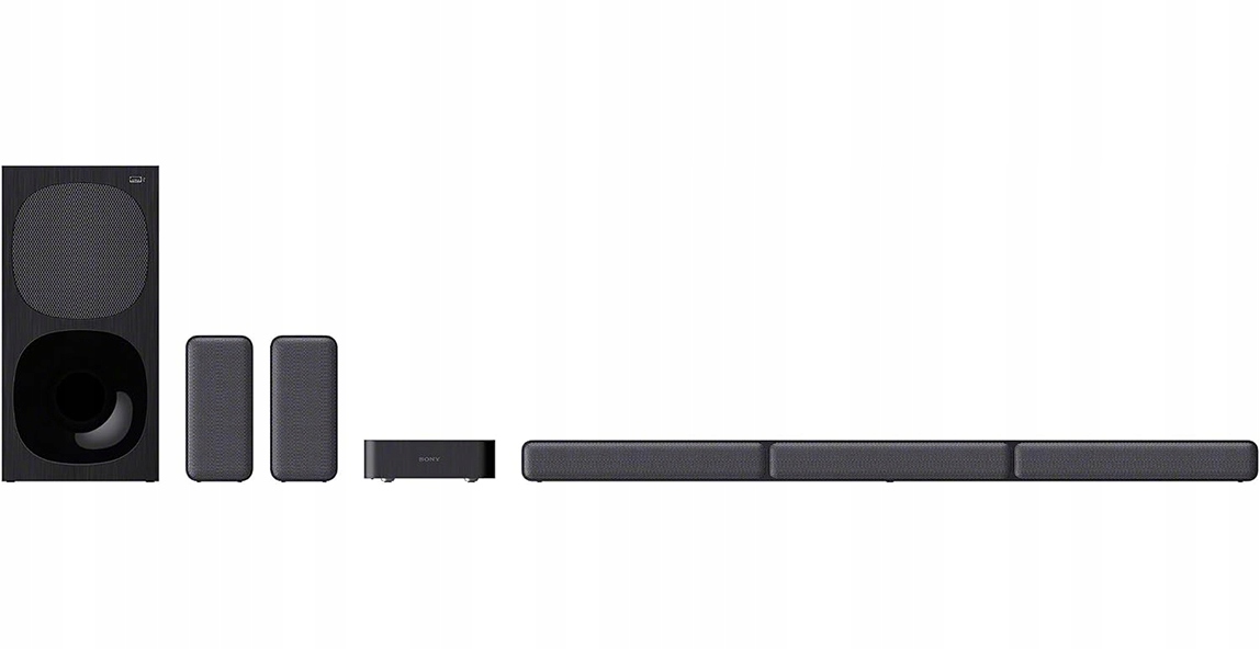 Ako Domáce Kino Soundbar Sony HTS40RR 600W 5.1 Hdmi Bt Diaľkové Ovládanie Zadné Reproduktory