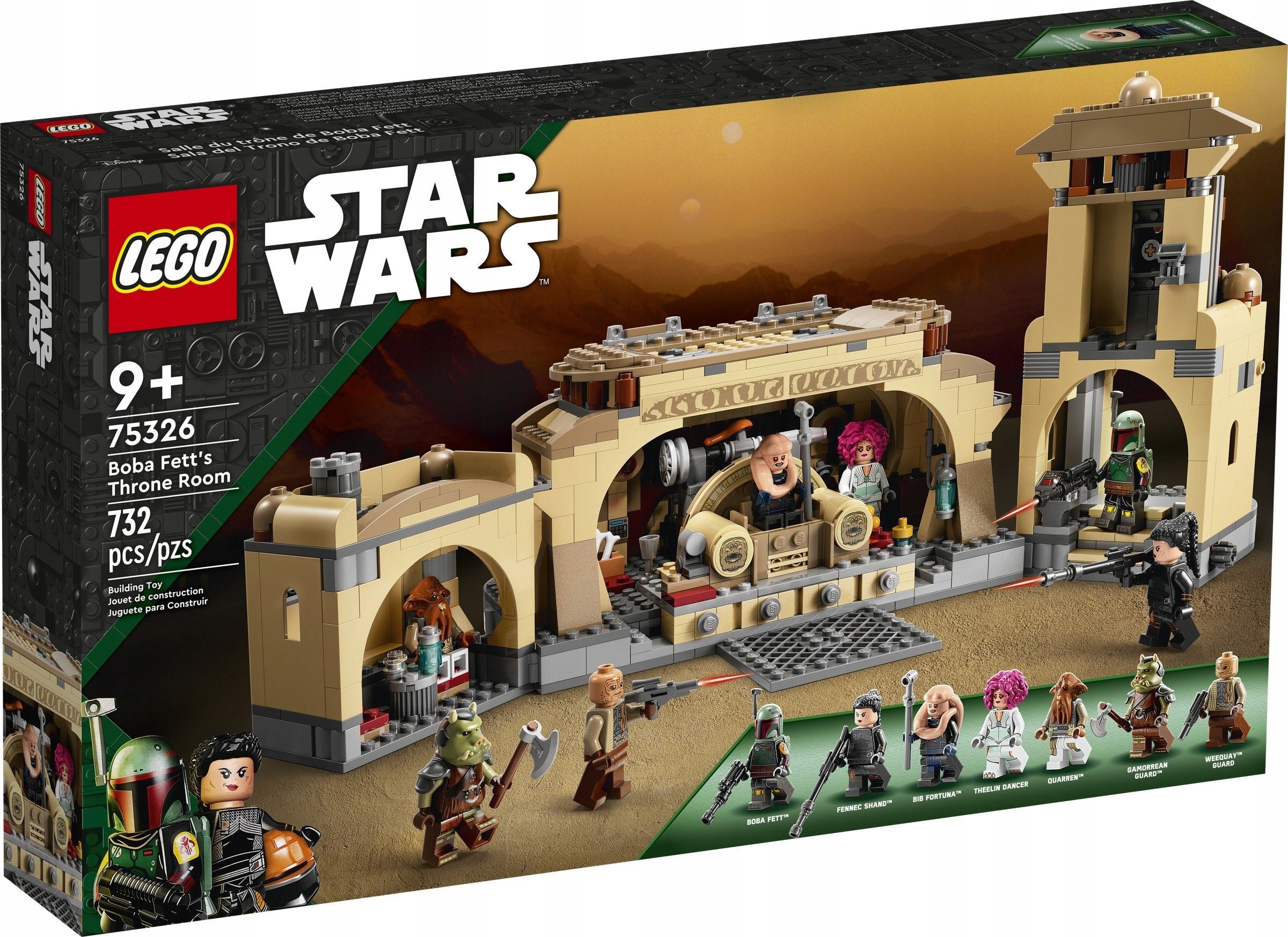 

Lego Star Wars Sala tronowa Boby Fetta 75326