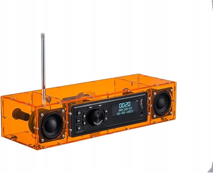 ALK103-LCD Fm/dab Radio Do It Yourself (diy) z obudową akrylową