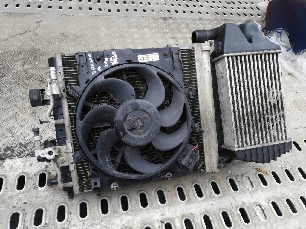 Chłodnice kpl Opel Zafira B 1.7 Lift 06- Producent części Opel OE