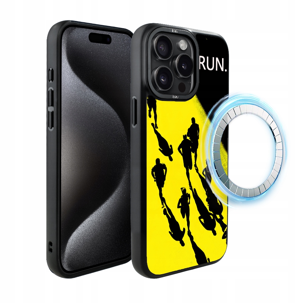 Pouzdro pro iPhone 15 Pro Max Ibizu DropGuard Matt s MagSafe, Běh mistrů