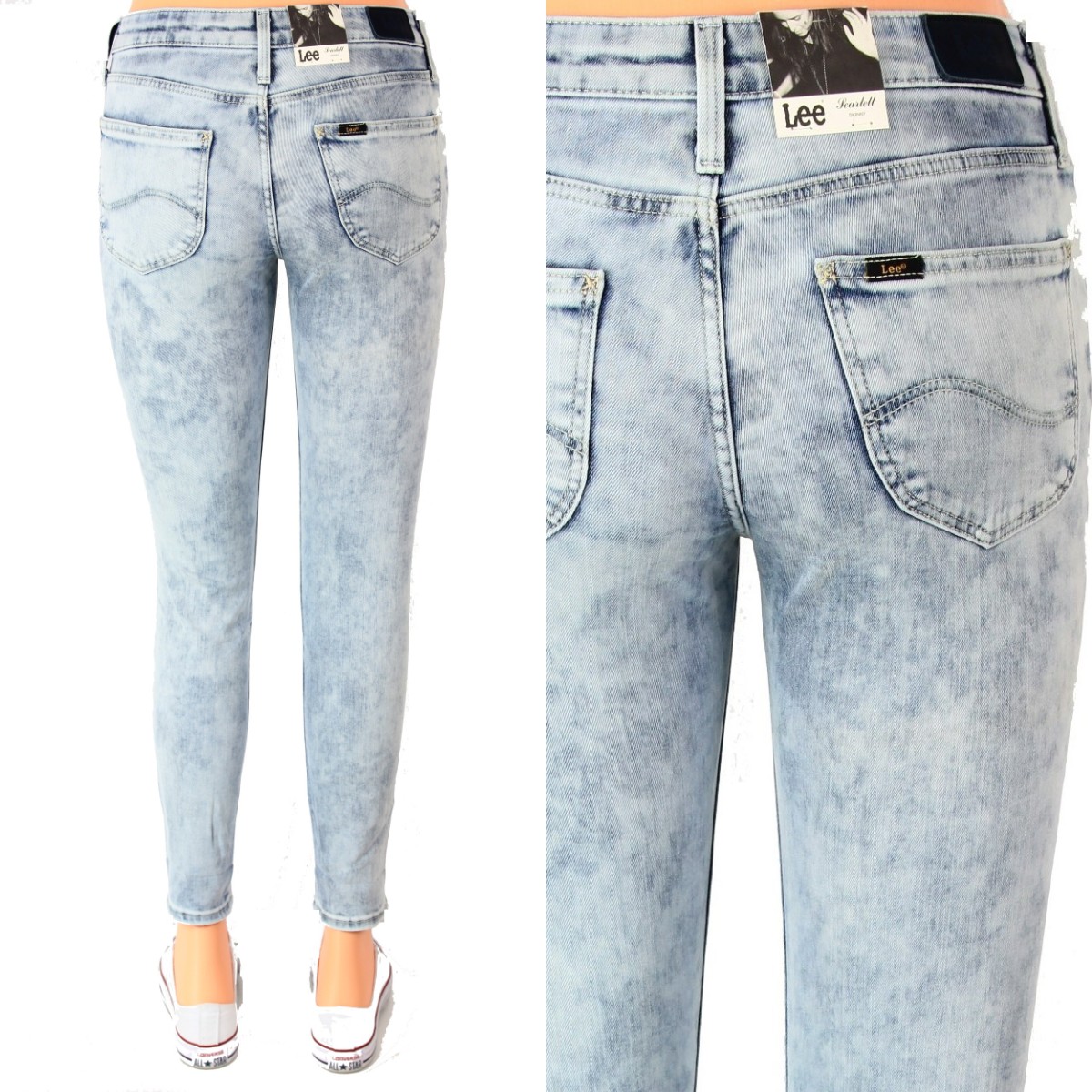 

Lee Scarlett Skinny Jeansy Spodnie W28 L33